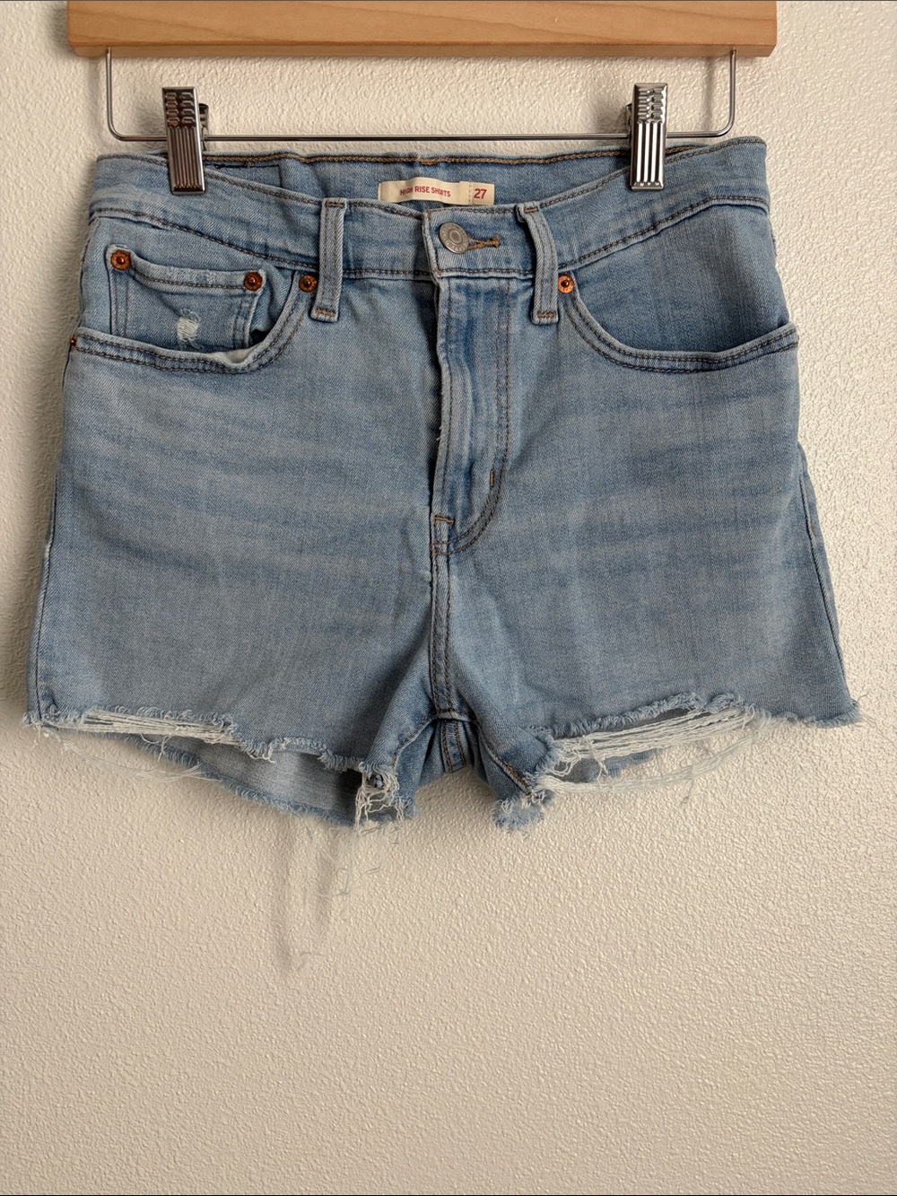 Levi’s Light Wash Denim Cutoff Shorts - Women